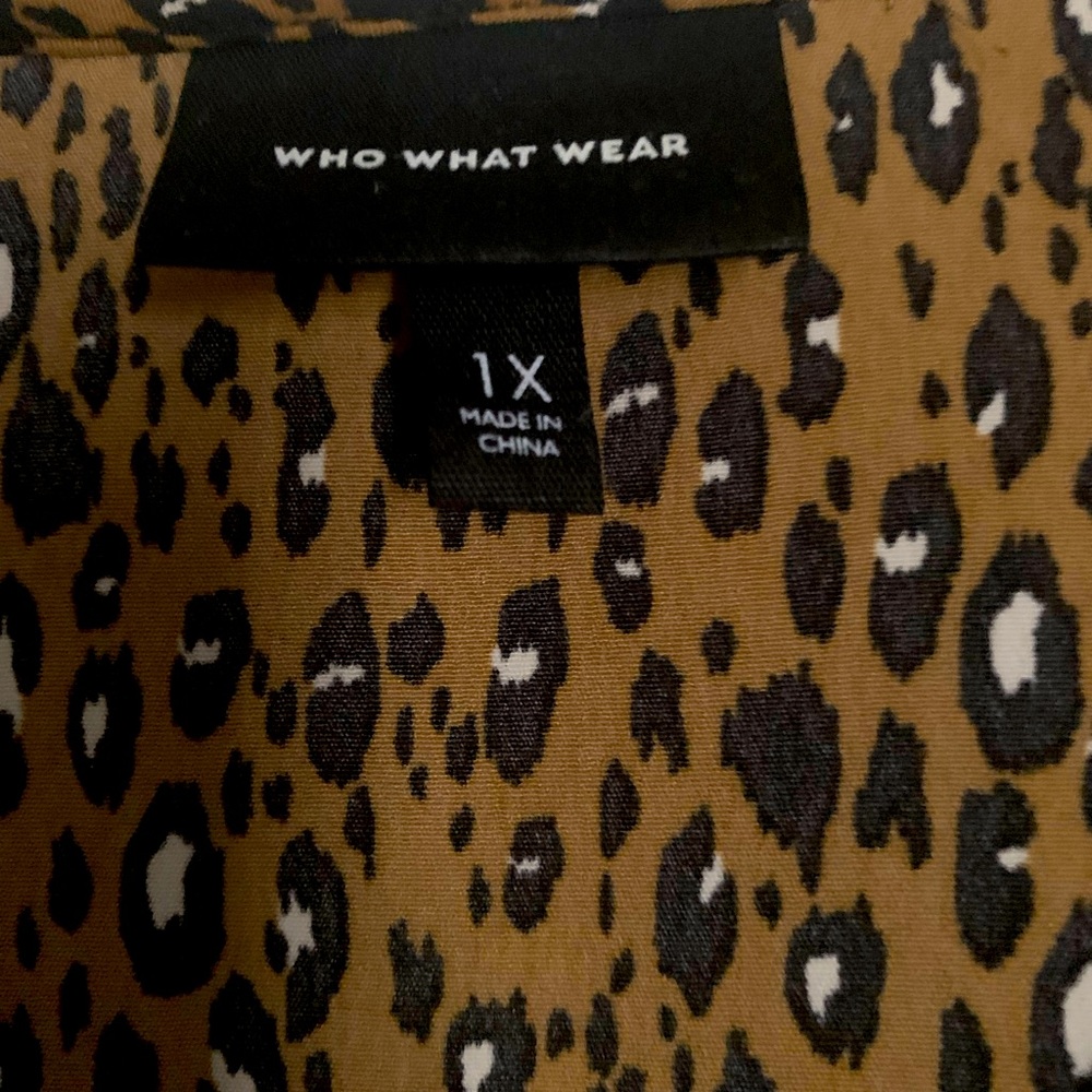 Cheetah print dress